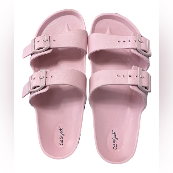 Cat & Jack Other - Girls 2 buckle sandals. Like new!  Cat & Jack. Girls size 5 (fits women 7)